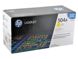 HP CE252A, картридж желтый