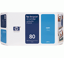 HP C4846A (№80) Картридж голубой ― DUCART.RU